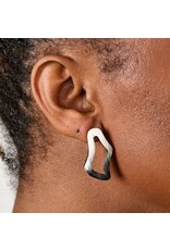Vietnam Hai Reclaimed Horn Post Earrings, Vietnam