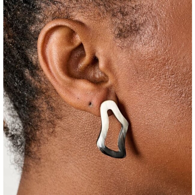 Hai Reclaimed Horn Post Earrings