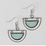 Philippines Half Moon Capiz Earrings