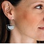 Half Moon Capiz Earrings