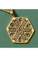 India Mandala Brass Medallion Necklace, India