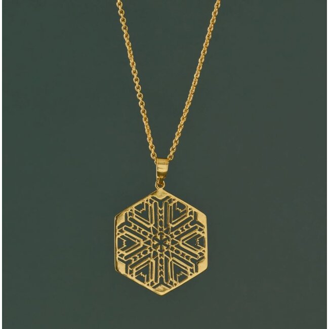 CLEARANCE Mandala Brass Medallion Necklace