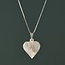 Palestine Mother of Pearl Heart Pendant Necklace