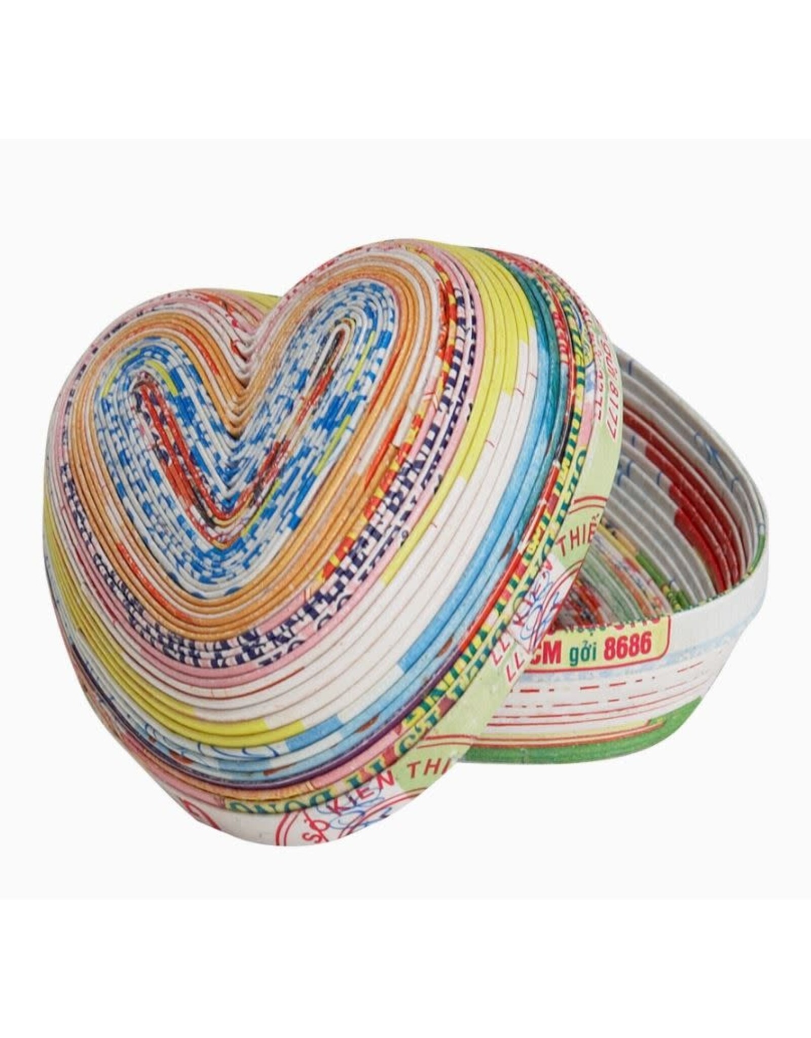 Vietnam Recycled Paper Heart Box, Vietnam