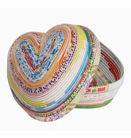 Vietnam Recycled Paper Heart Box, Vietnam