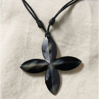 Vietnam CLEARANCE Reclaimed Horn Cross Necklace