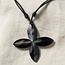 CLEARANCE Reclaimed Horn Cross Necklace