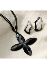 Vietnam Reclaimed Horn Cross Necklace, Vietnam