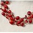 CLEARANCE Vyna Multistrand Seed Necklace