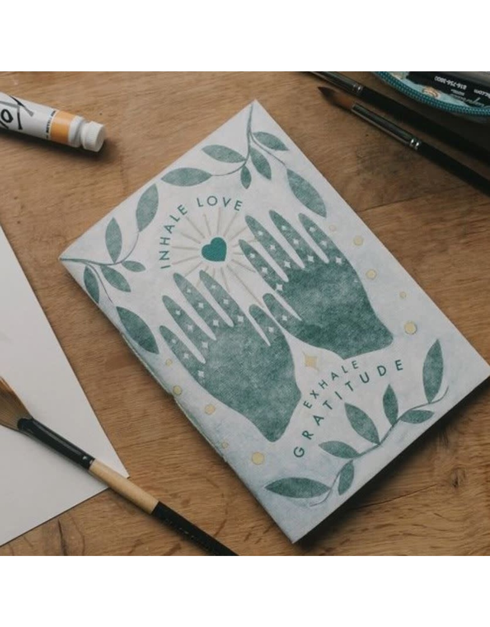 India Exhale Gratitude Recycled Paper Journal, India