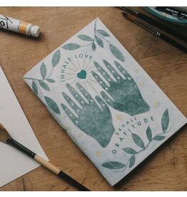 India Exhale Gratitude Recycled Paper Journal, India