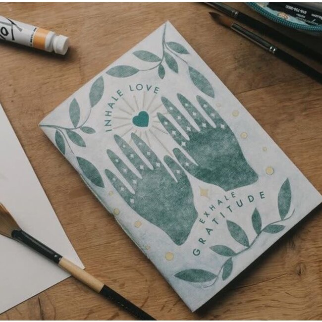 Exhale Gratitude Recycled Paper Journal