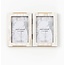 India CLEARANCE Mukhendu Hinged Bone & Brass Photo Frame (4x6)