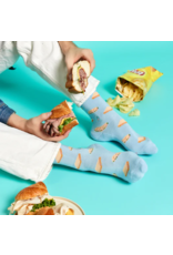 India Crew Socks That Provide Meals - Blue Sandwiches