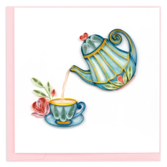 Vietnam Quilled Card - Afternoon Tea