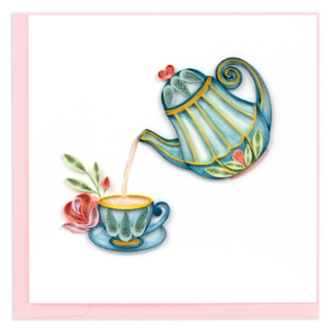 Quilled Card - Afternoon Tea
