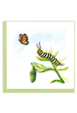 Vietnam Quilled Caterpillar Card, Vietnam