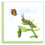 Vietnam Quilled Card - Caterpillar