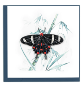 Vietnam Quilled Butterfly on Bamboo Card, Vietnam