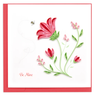 Vietnam Quilled Card - Be Mine