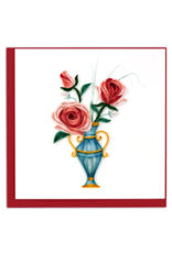 Vietnam Quilled Victorian Rose Bouquet Card, Vietnam