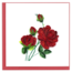 Vietnam Quilled Card - Red Roses