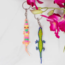 Guatemala Beaded Keychain - Lizard