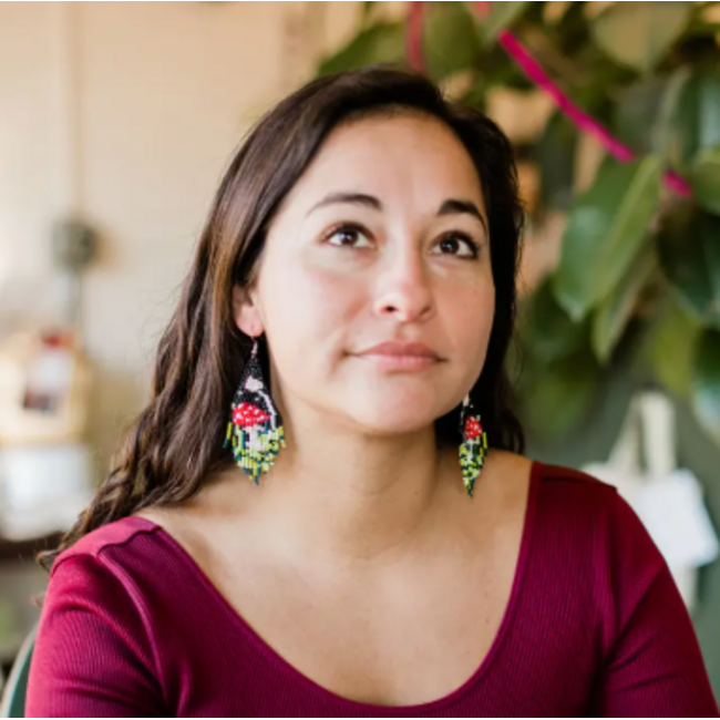 Woodland Mushroom Fringe Earrings