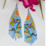 Hummingbird Fringe Earrings - Daylight