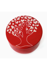 Kenya Tree of Hearts Soapstone Box, Kenya