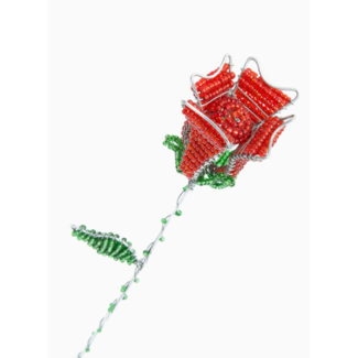 Zimbabwe CLEARANCE Beaded Rosebud Stem
