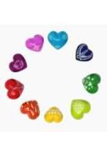 Kenya Heart-Shaped Kisii Stone Paperweights, Kenya