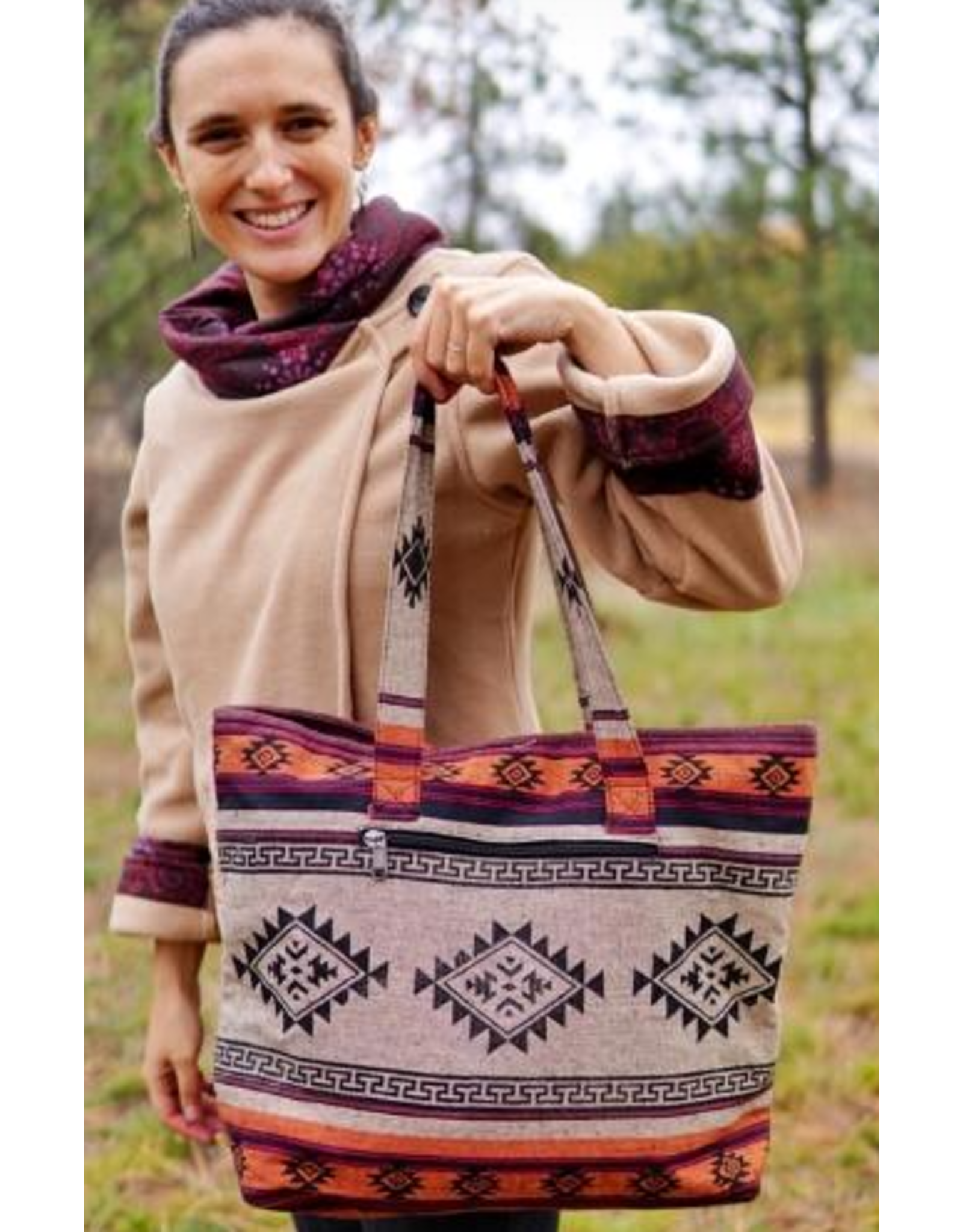 Nepal Knitting Bag Tote, Nepal