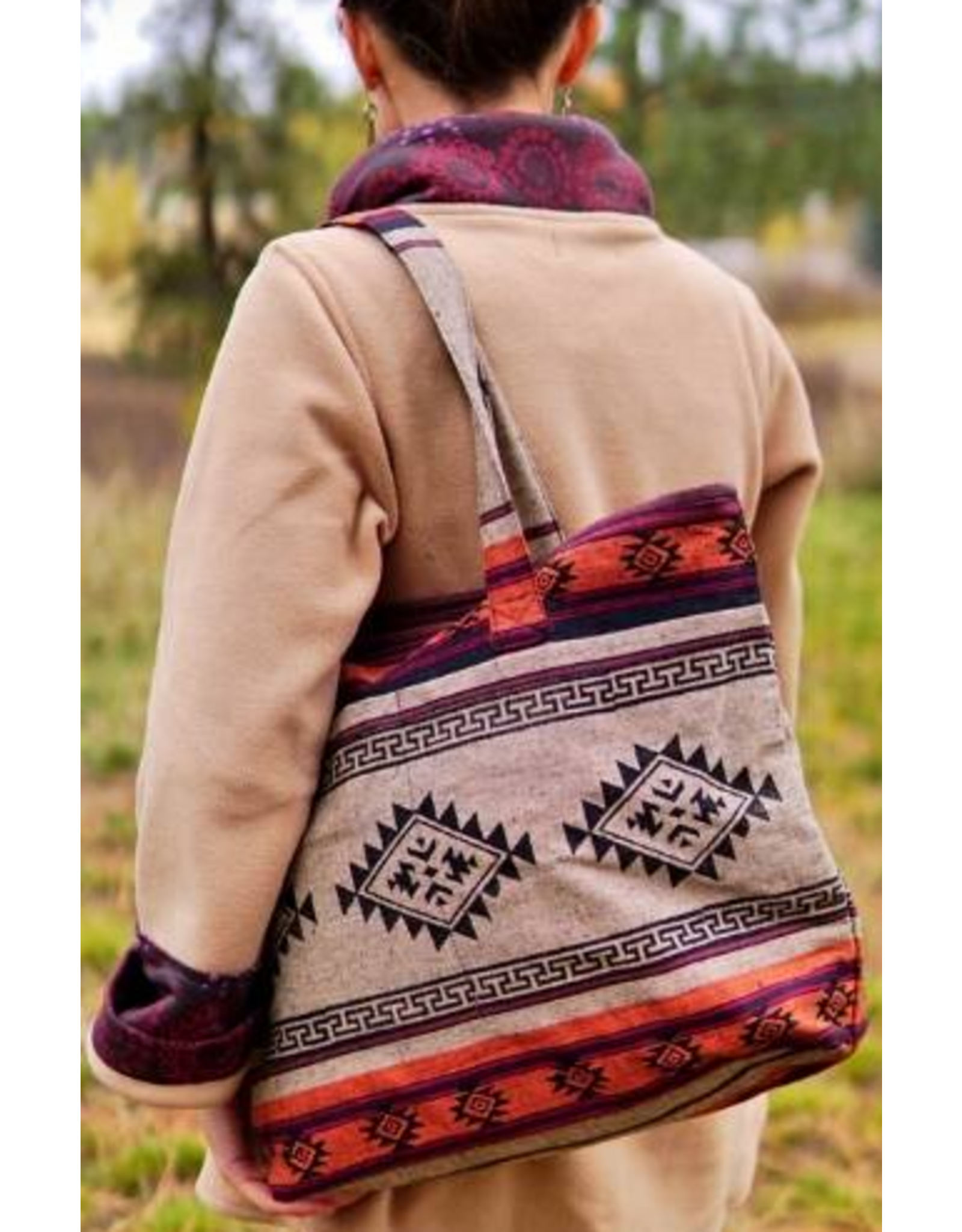 Nepal Knitting Bag Tote, Nepal