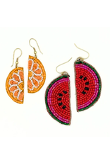 India Beaded Fruit Earrings, India