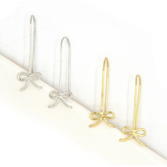 India Bow Drop Earrings