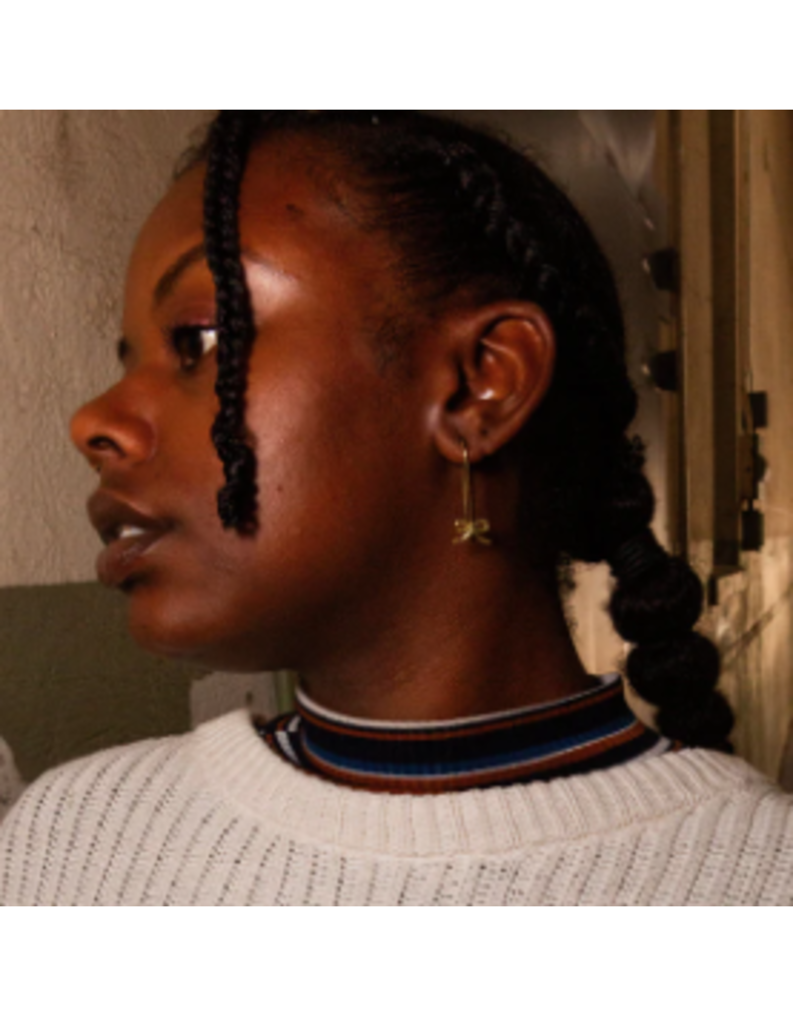 India Bow Drop Earrings, India
