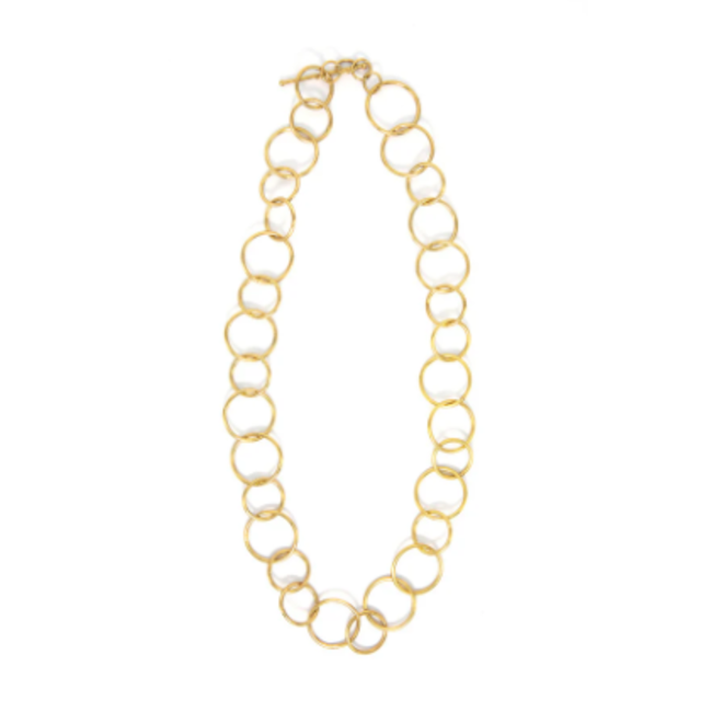 Light Loop Brass Chain Necklace