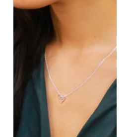 Peru Sweetie Heart Sterling Necklace, Peru