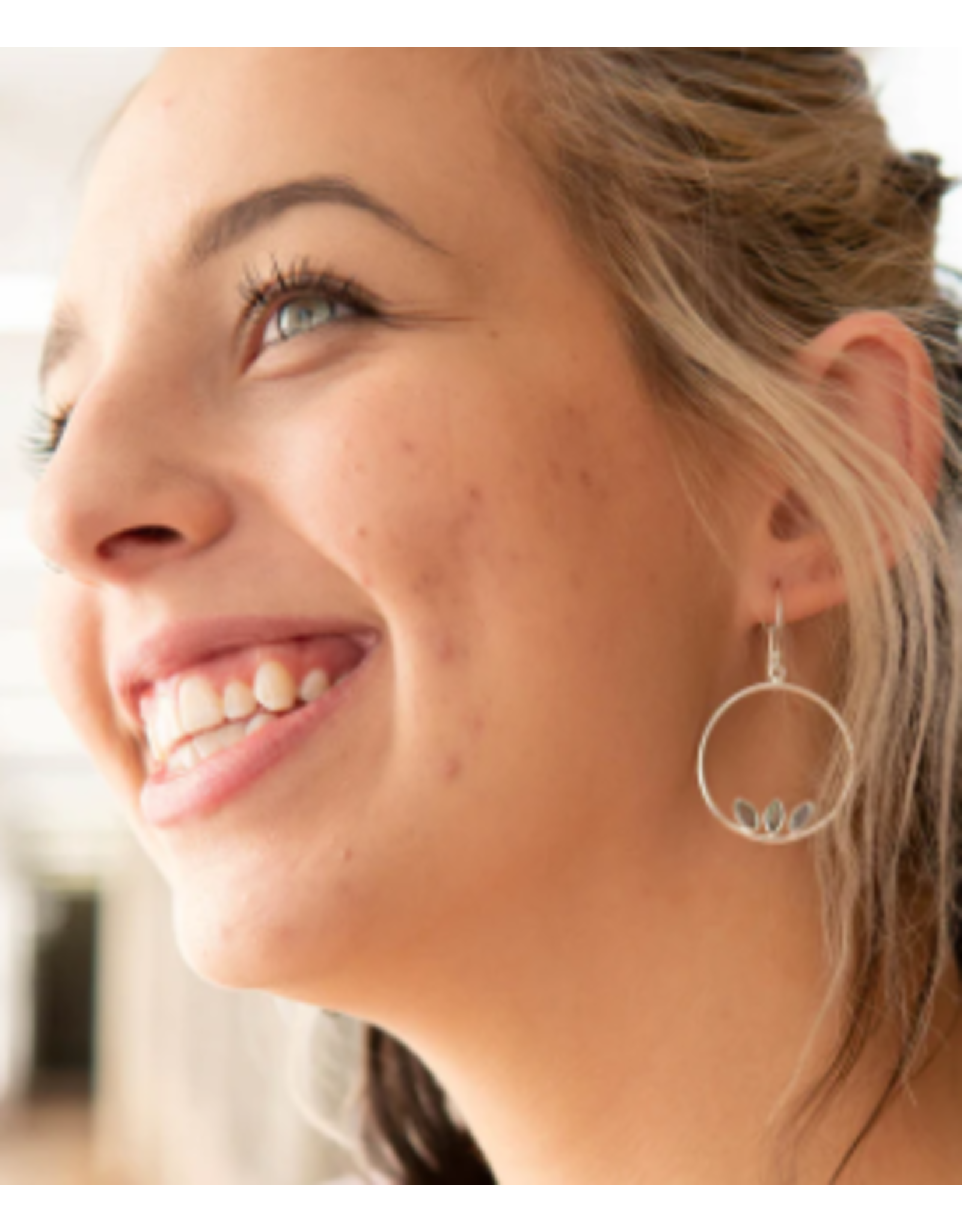 India Petal Loop Earrings, India