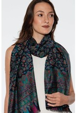 India Jamevar Shawl in Blue, India