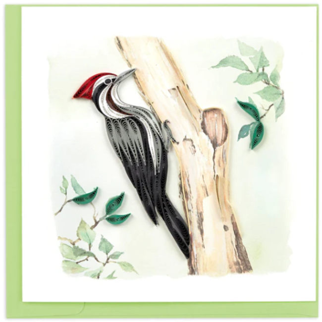 Quilled Card - Pileated Woodpecker