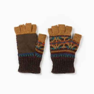 Nepal Axel Fingerless Gloves - Espresso