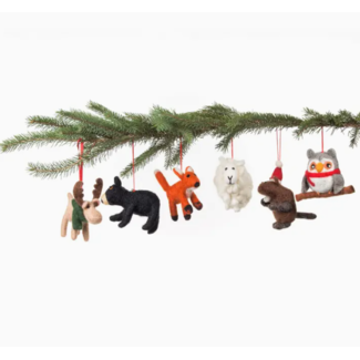 Nepal Felt Friend Christmas Ornament