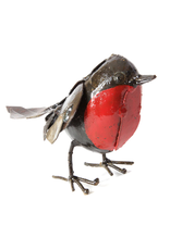 Zimbabwe Recycled Metal Robin Sculpture