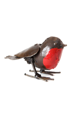 Zimbabwe Recycled Metal Robin Sculpture