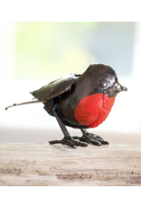 Zimbabwe Recycled Metal Robin Sculpture