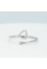China Ada Silver Heart Ring, China