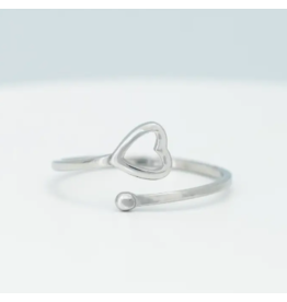 China Ada Silver Heart Ring, China