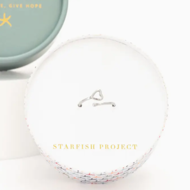 Ada Silver Heart Ring